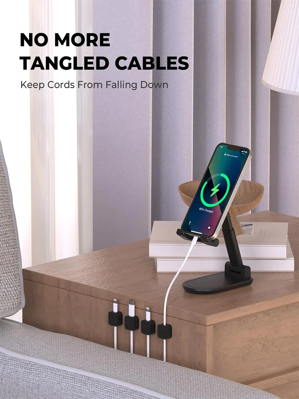 Cable Clips Adjustable Cord Holder